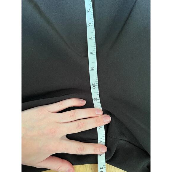 Asos Women's Black Trouser Pants Women's 18 Tapered Ankle Work Career Business - Picture 7 of 9